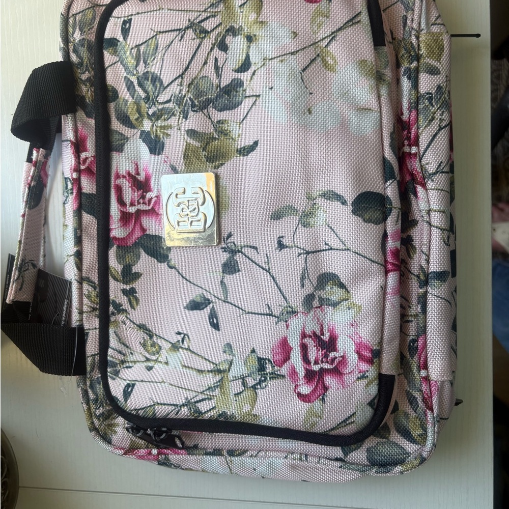 Pink floral travel bag - Picture 6 of 6